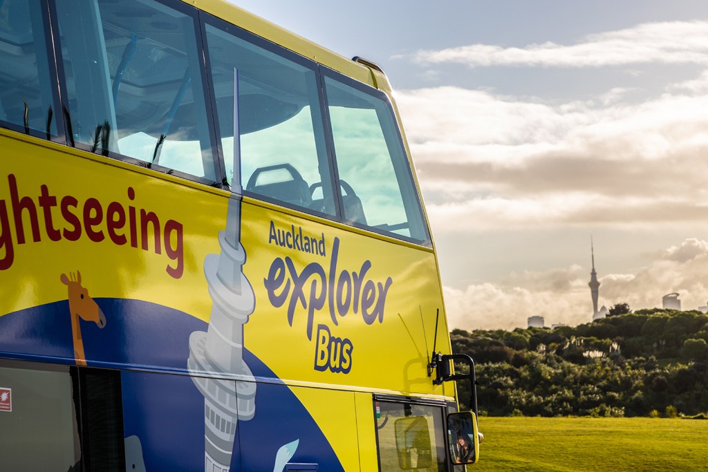 View from bastion point Auckland Explorer Bus. Photo: Auckland Explorer Bus