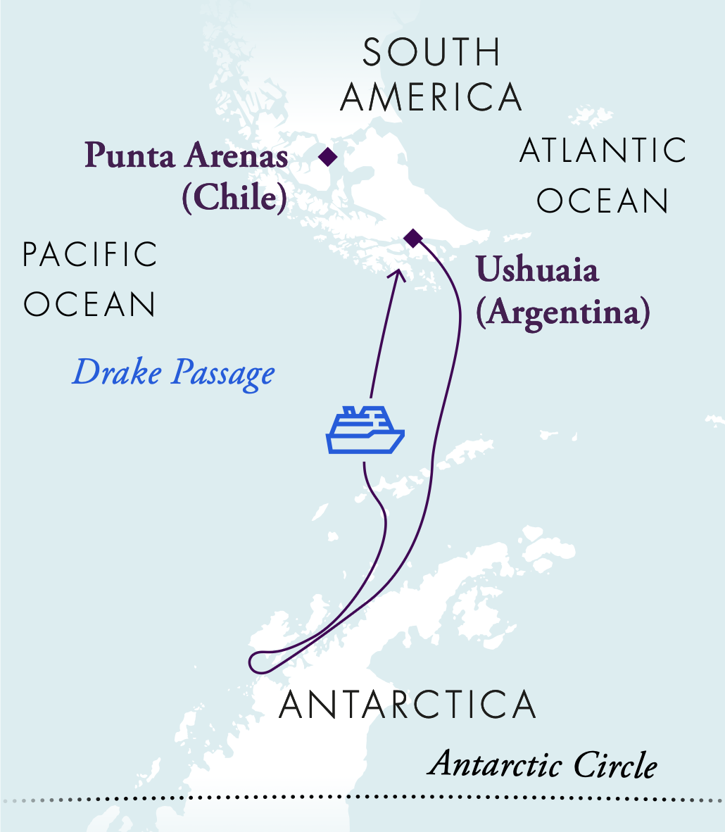 Antarctica Mondumo Map